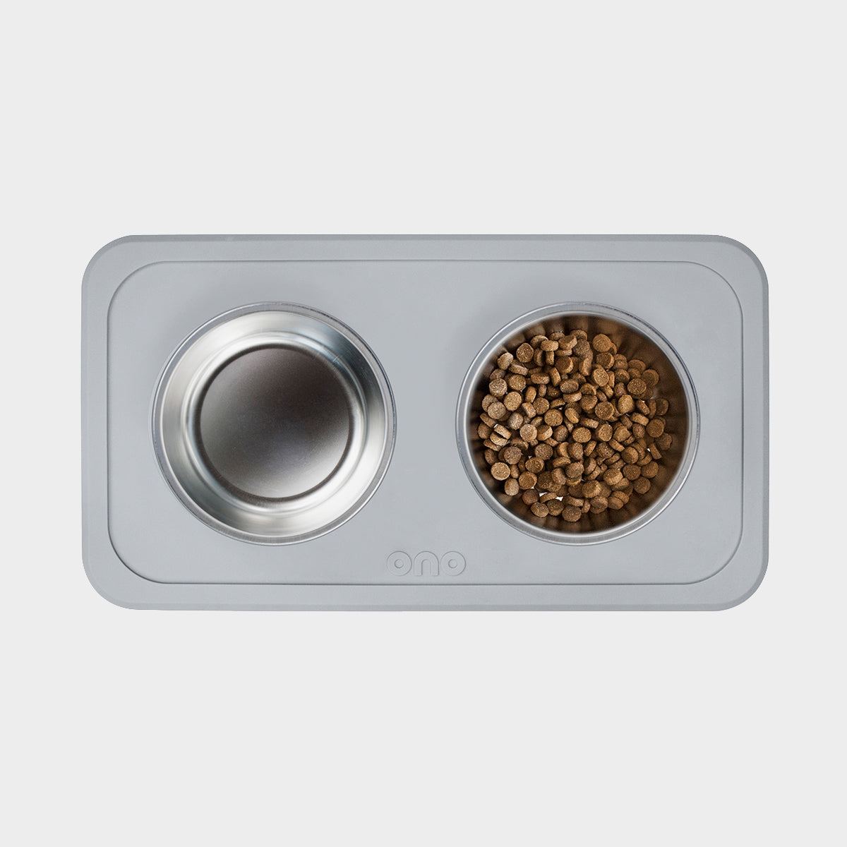 The Good Bowl (16 oz Double) in Cool Gray by Ono Pet Products