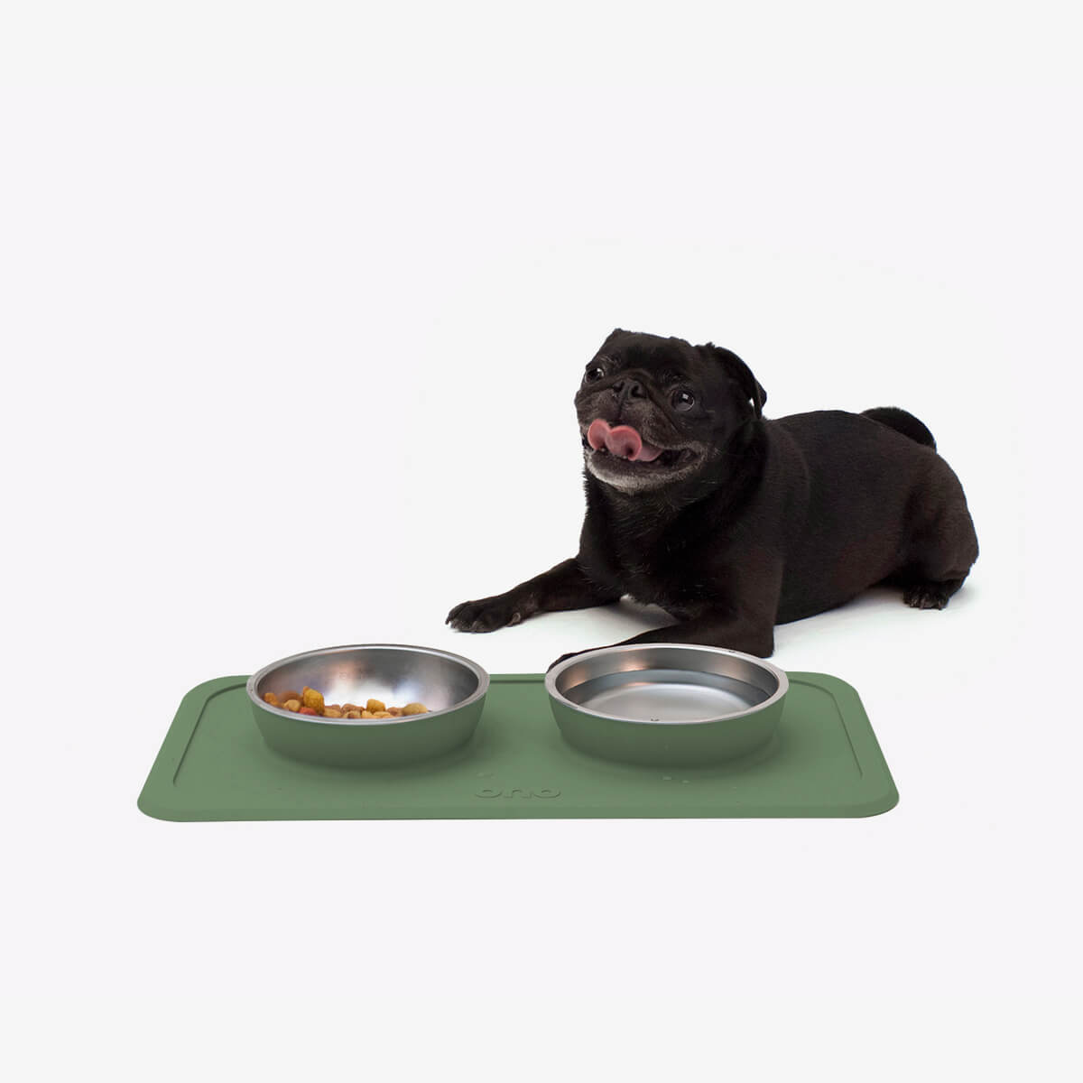 The Good Bowl (16 oz Double) in Olive by Ono Pet Products