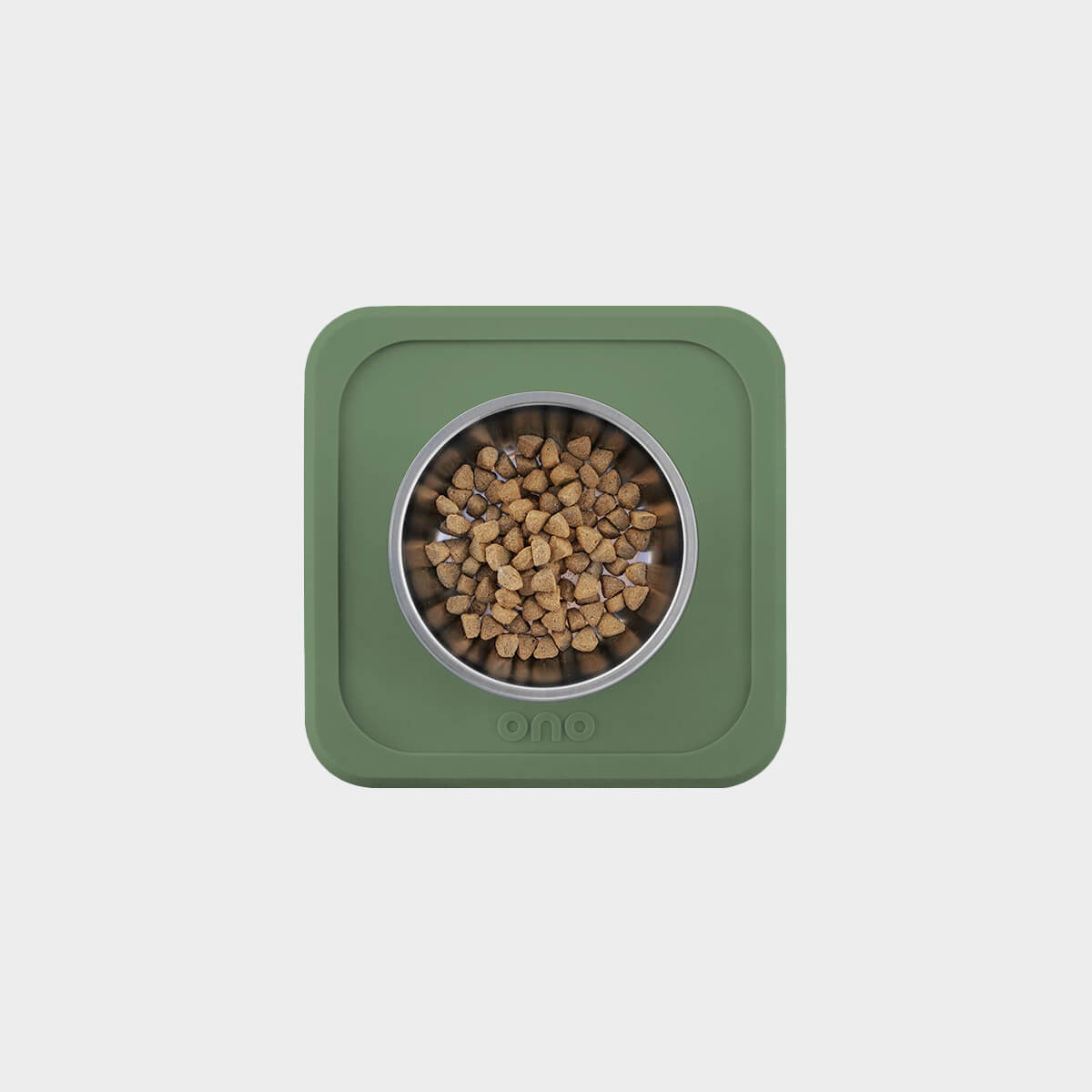 The Good Bowl (16 oz Single) in Olive by Ono Pet Products