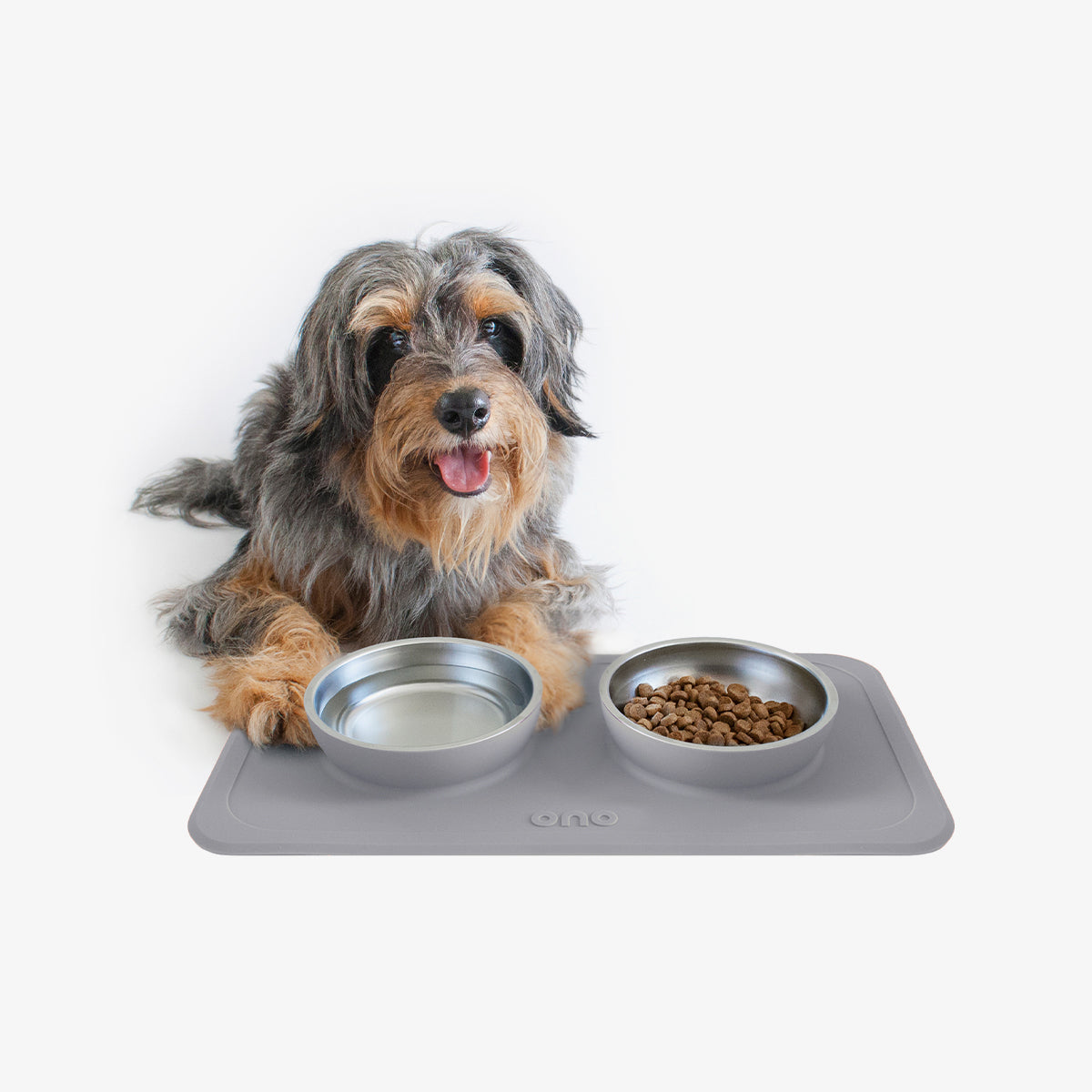 The Good Bowl (16 oz Double) in Charcoal by Ono Pet Products