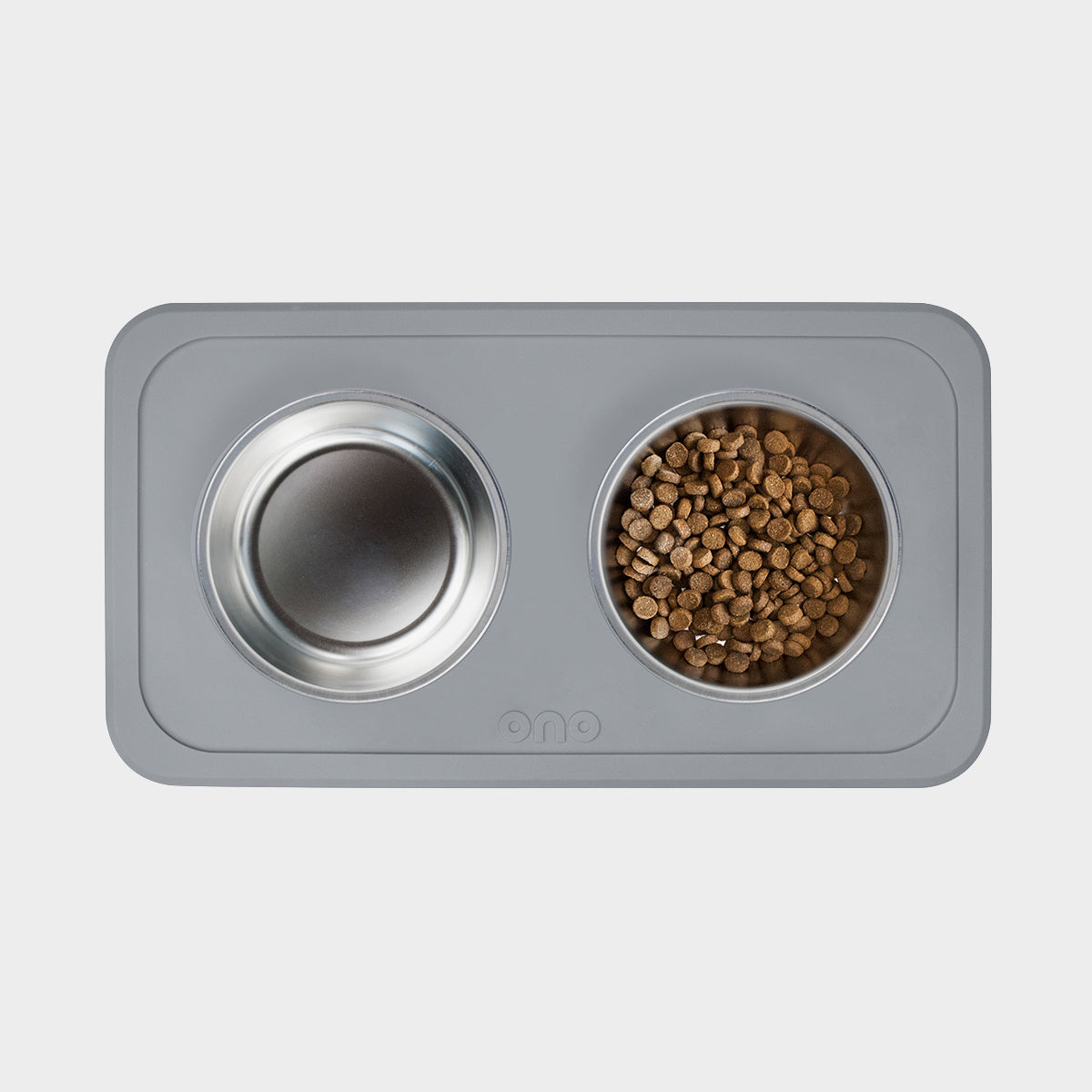 The Good Bowl (16 oz Double) in Charcoal by Ono Pet Products