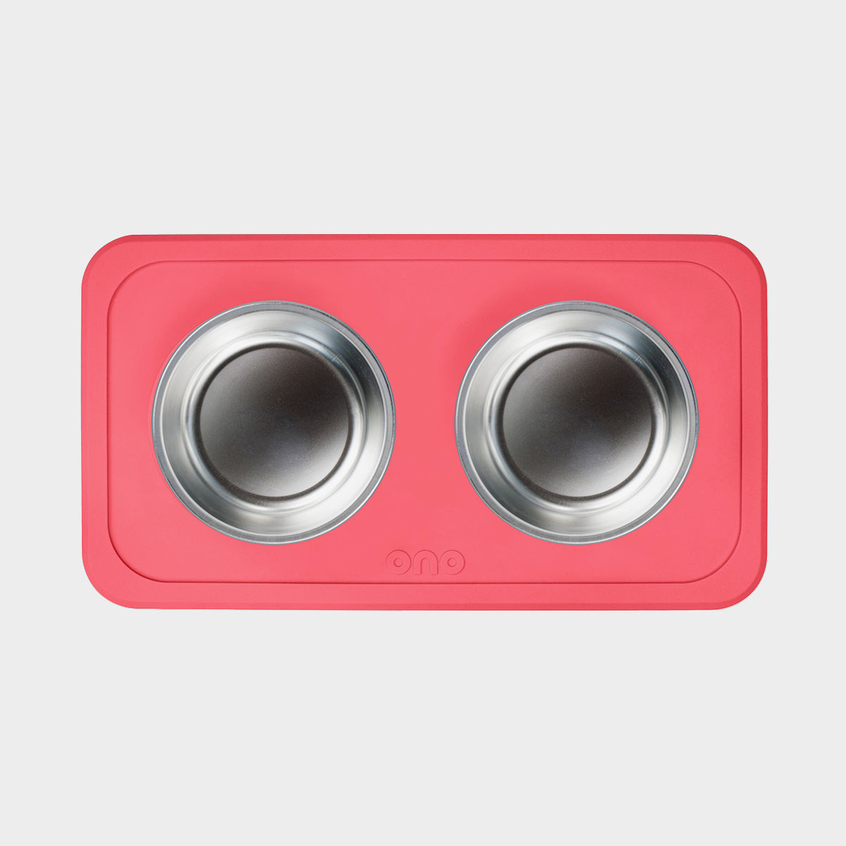 The Good Bowl (16 oz Double) in Coral by Ono Pet Products