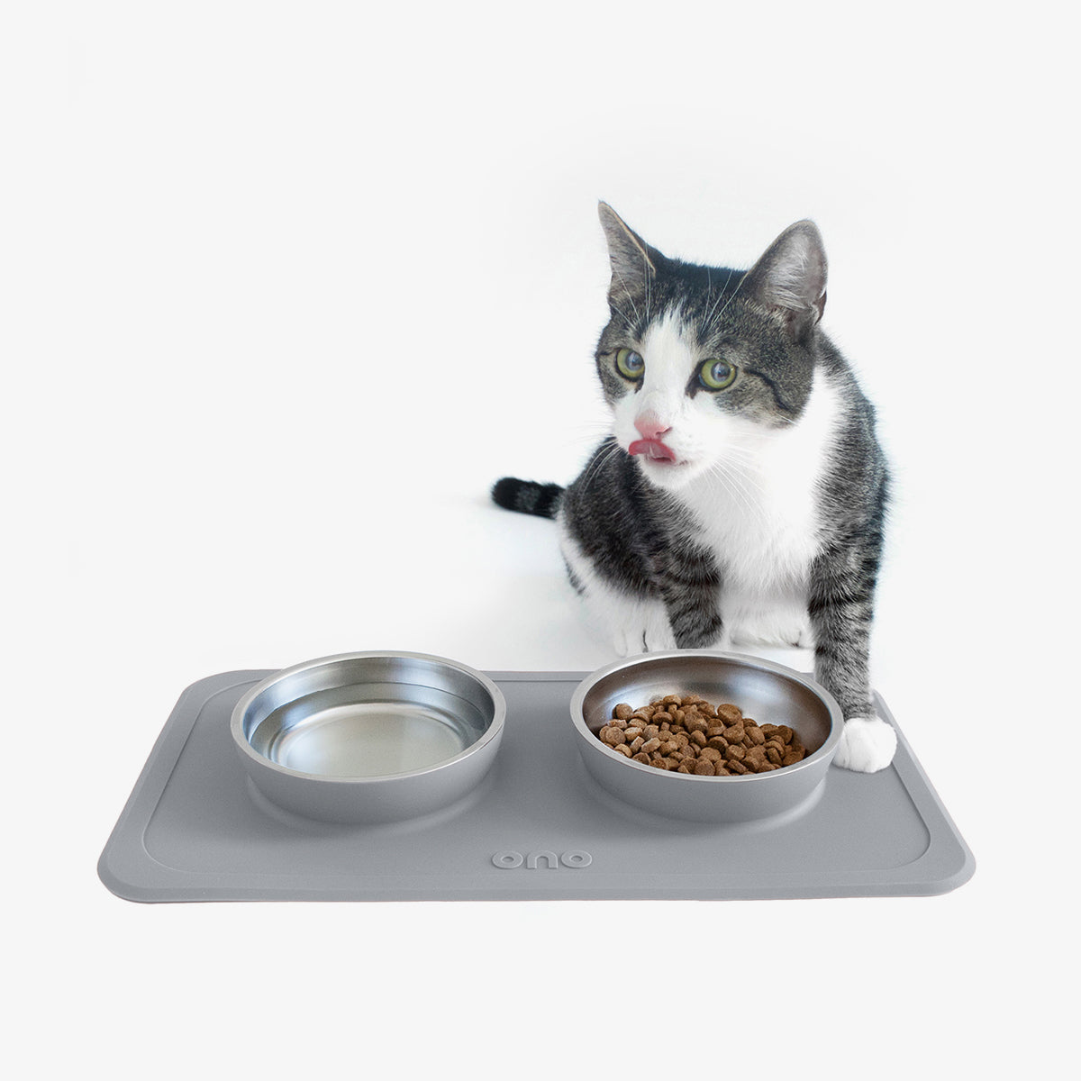 The Good Bowl (16 oz Double) in Charcoal by Ono Pet Products